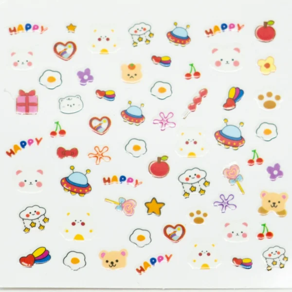 Kit Pulseira Feminina Anel Adesivos Infantil