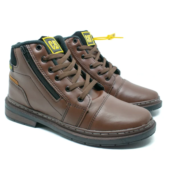 Bota Masculina Caterpillar Com Zíper