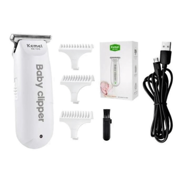 Máquina de Cortar Cabelo Infantil Portátil Kemei 1319