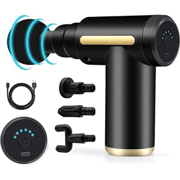 Massageador Elétrico Profissional Pistola 6 Níveis