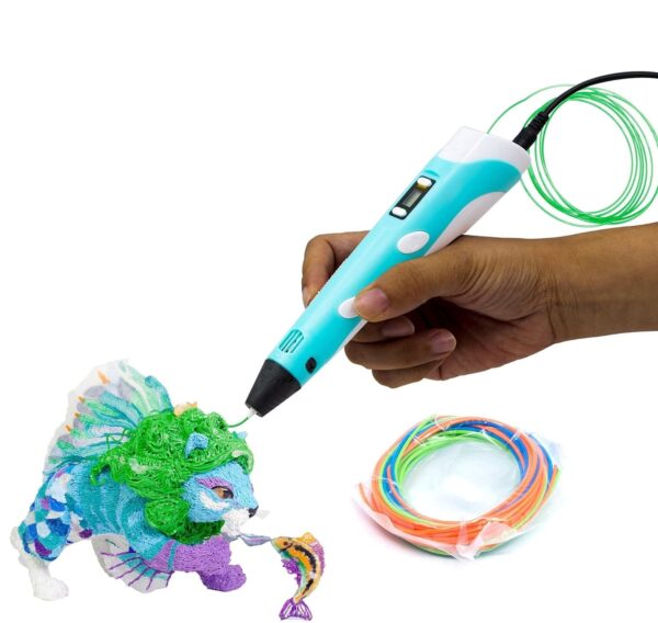 Caneta 3D Impressora Profissional com Filamentos ABS/PLA