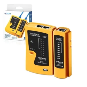 Testador de Cabo Rede RJ45 RJ11 Profissional com LED