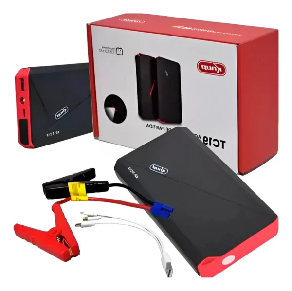 Auxiliar Partida Carro 10800mAh 12V Knup Chupeta USB