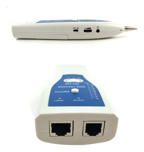 Kit Localizador e Testador de Cabos RJ11 RJ45 Zumbidor