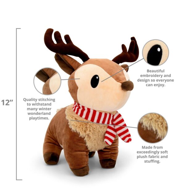 Rena de Pelúcia Ralphie 25cm – Decoração Natalina