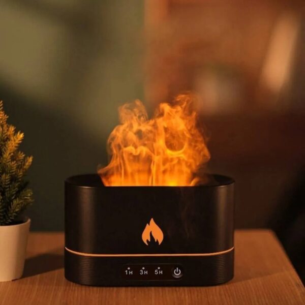 Difusor Aromas Umidificador LED 230ml Flame Aroma