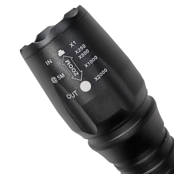 Lanterna Tática LED 128000LM Recarregável Profissional