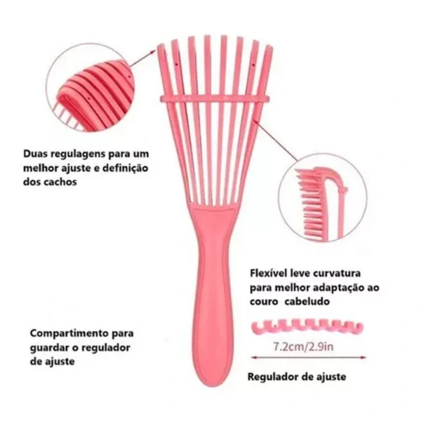Escova De Cabelo Polvo Pink