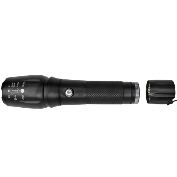 Lanterna Tática LED 128000LM Recarregável Profissional