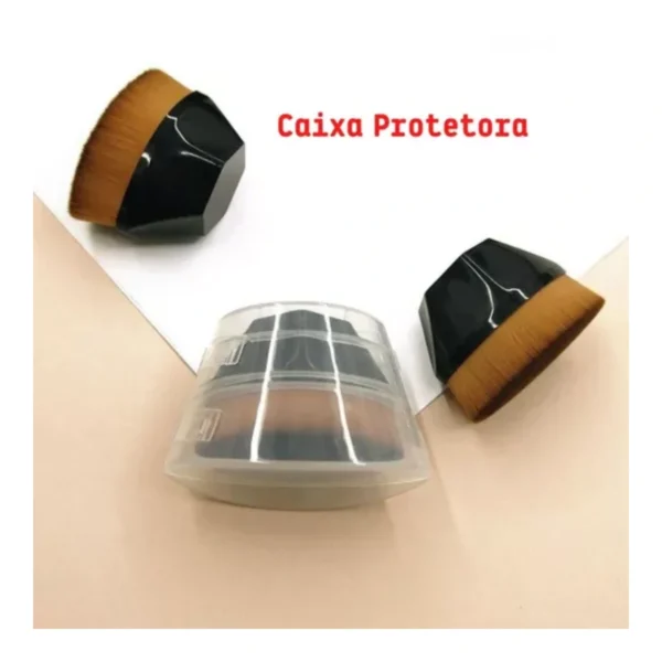 Pincel de Maquiagem Mágico Hexagonal
