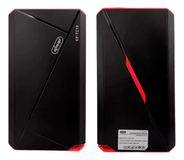 Auxiliar Partida Carro 10800mAh 12V Knup Chupeta USB