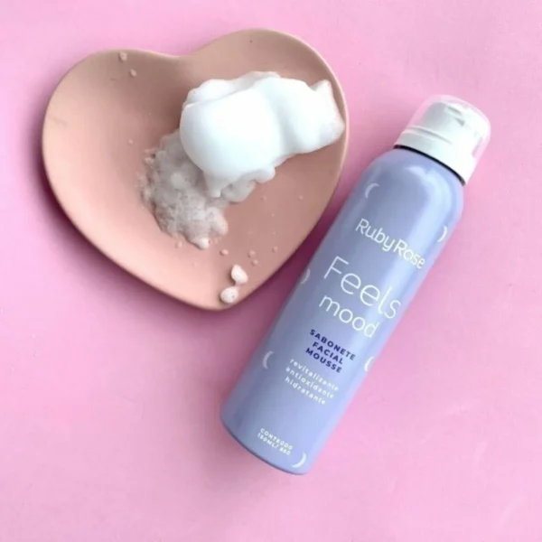 Sabonete Facial Mousse Feels Mood Ruby Rose 150ml