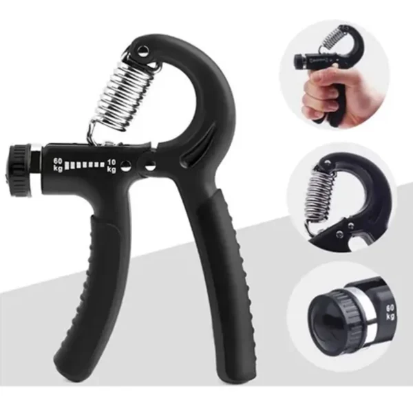 Hand Grip Ajustável 10 a 60kg Fortalecimento Mãos e Punho