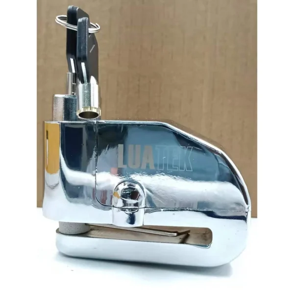 Trava Cadeado com Alarme para Moto Freio a Disco 110dB