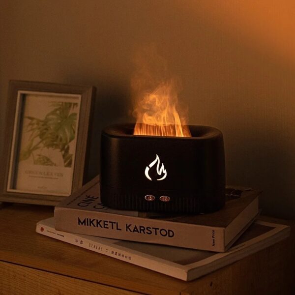Difusor Aromas Umidificador LED 230ml Flame Aroma