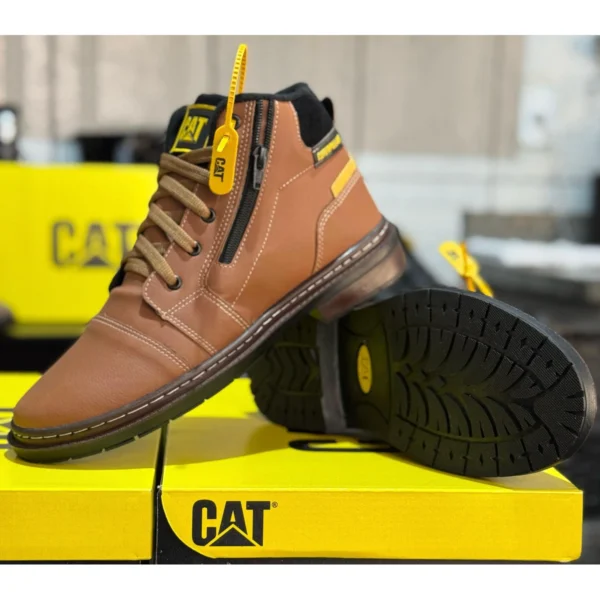 Bota Masculina Caterpillar Com Zíper
