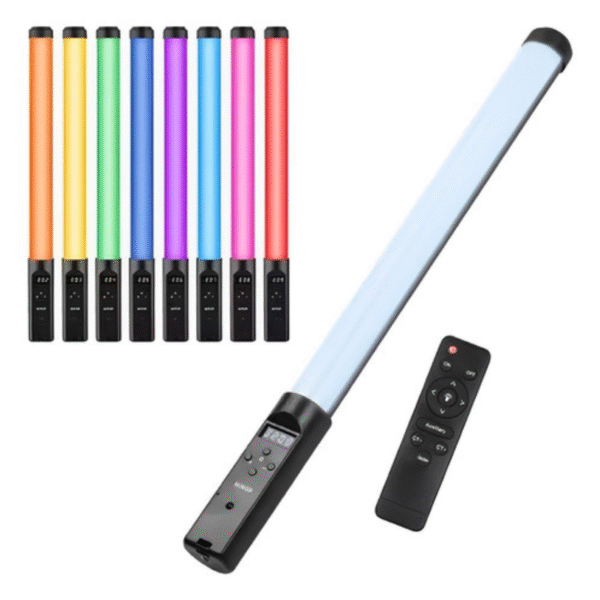 Bastão de Luz RGB Fotográfico Recarregável 3000K-6000K