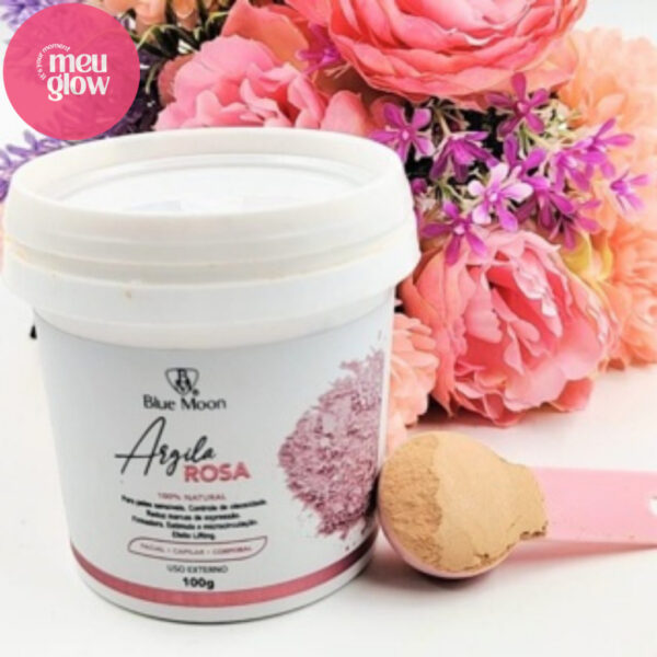 Pote de Argila Facial Blue Moon 100g para Pele Oleosa