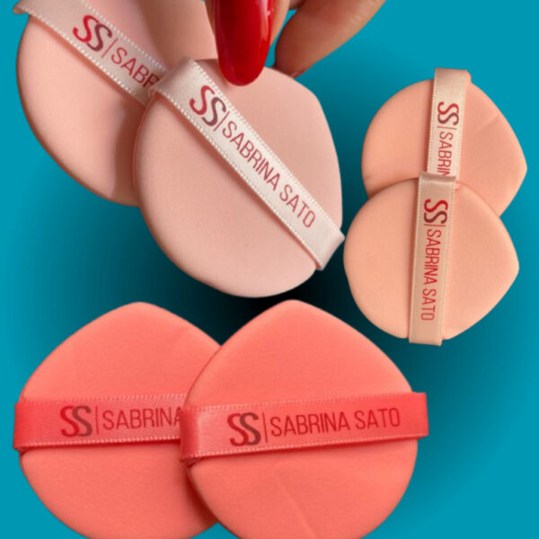 Kit 3 Esponjas Redondas Maquiagem Sabrina Sato SS3407