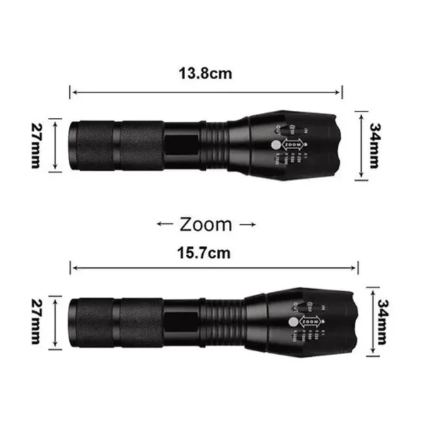Lanterna X900 Original Militar Tática Recarregável