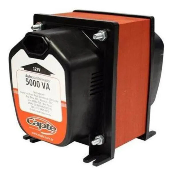 Auto Transformador 5000VA 3500W Borne 110V/220V Tripolar