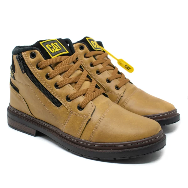 Bota Masculina Caterpillar Com Zíper
