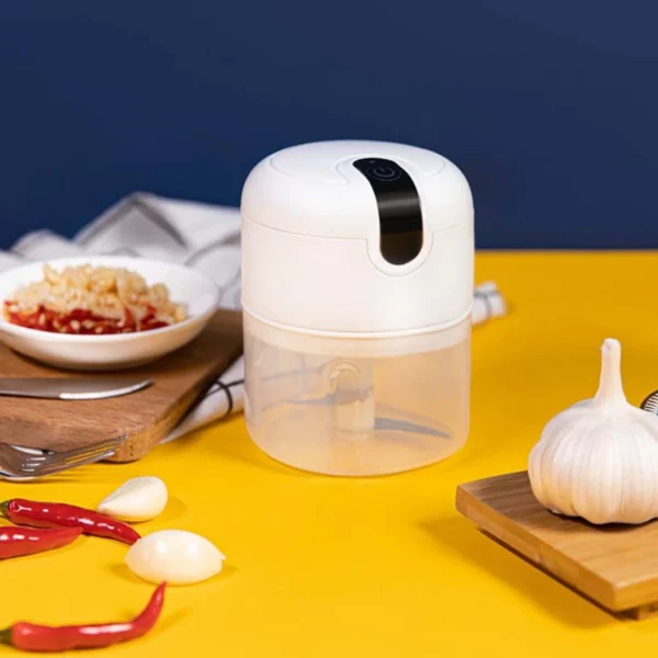 Mini Processador Triturador de Alimentos Elétrico