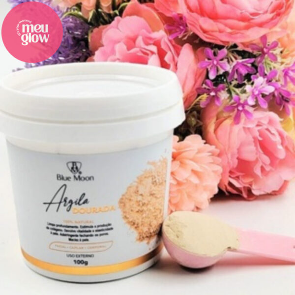 Pote de Argila Facial Blue Moon 100g para Pele Oleosa