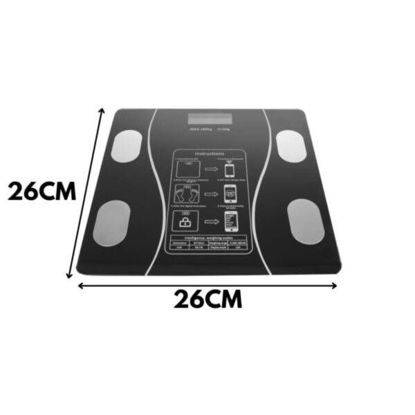 Balança Digital Bioimpedância Bluetooth 180kg Bahrein