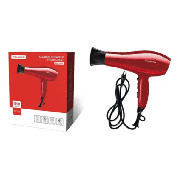 Secador Profissional 1900W 2 Velocidades Tomate 110v