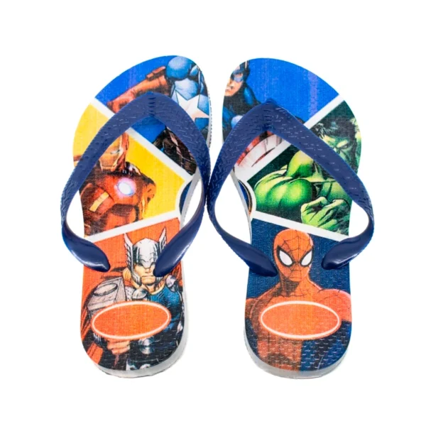 Kit Tênis Infantil Botinha + Chinelo Heróis Infantil Menino