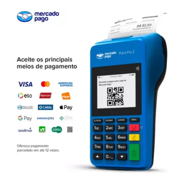 Maquininha Cartão Point Pro 2 Mercado Pago