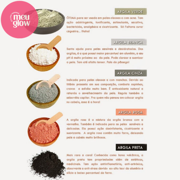 Pote de Argila Facial Blue Moon 100g para Pele Oleosa