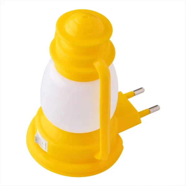 Luminária Abajur Tomada Led Lampião Luz Noturna Bivolt