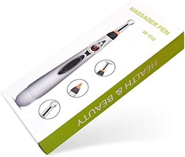 Caneta Terapêutica Elétrica Wochuan Acupointer Prateada