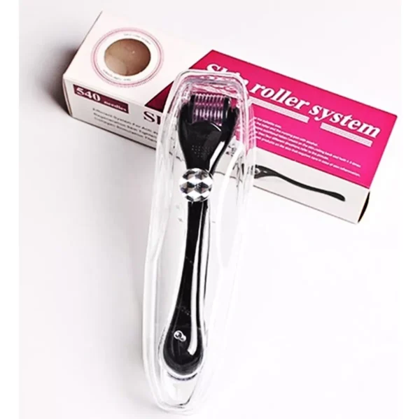 Dermaroller 540 Agulhas Microagulhamento Barba e Cabelo