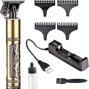 Máquina de Cortar Cabelo e Barba Sem Fio Premium