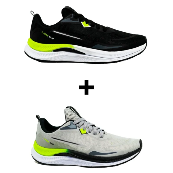 Kit 2 Tênis Masculino de Corrida Free-Run