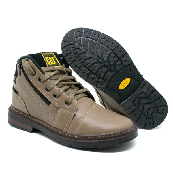 Bota Masculina Caterpillar Com Zíper