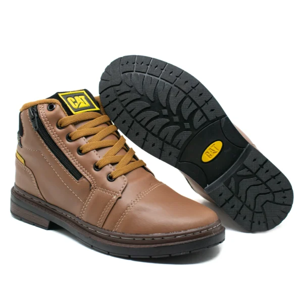 Bota Masculina Caterpillar Com Zíper