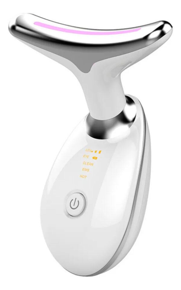 Massageador Facial e Pescoço LED Rejuvenescedor