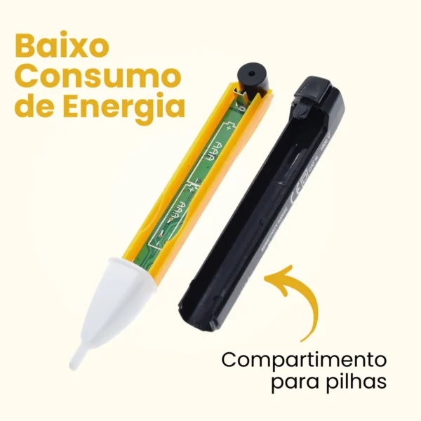 Caneta Detectora de Tensão Elétrica Sonora Bomvink 90-1000V
