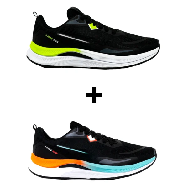 Kit 2 Tênis Masculino de Corrida Free-Run