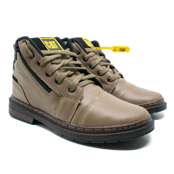 Bota Masculina Caterpillar Com Zíper