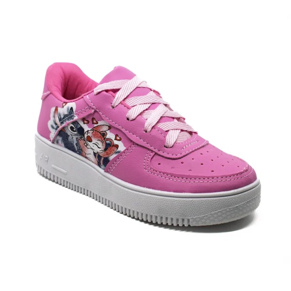 Kit Tênis Infantil Stitch + Chinelo Personagens Infantil Menina