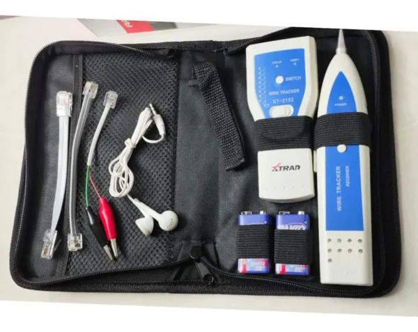 Kit Localizador e Testador de Cabos RJ11 RJ45 Zumbidor