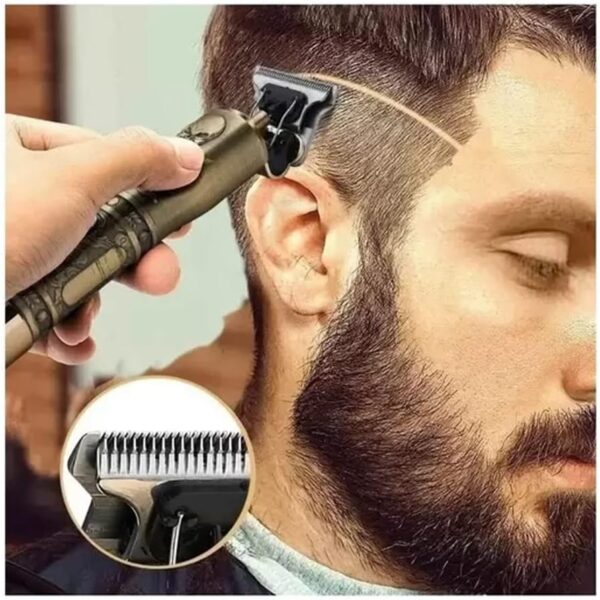Máquina de Cortar Cabelo e Barba Sem Fio Premium