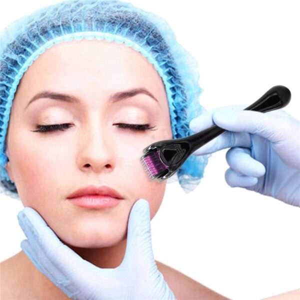 Dermaroller 540 Agulhas Microagulhamento Barba e Cabelo