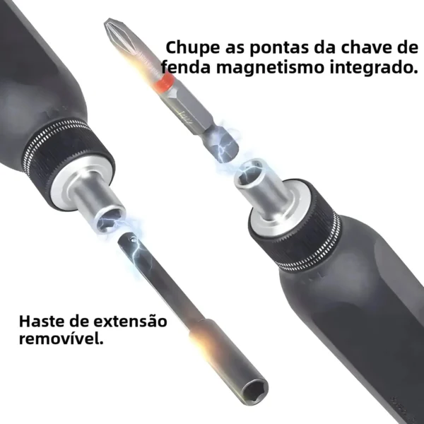 Chave de Fenda Catraca Xiaomi 16 em 1 Preta