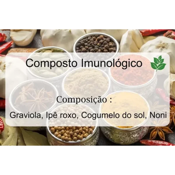 Composto Imunológico 60 Cápsulas 500mg